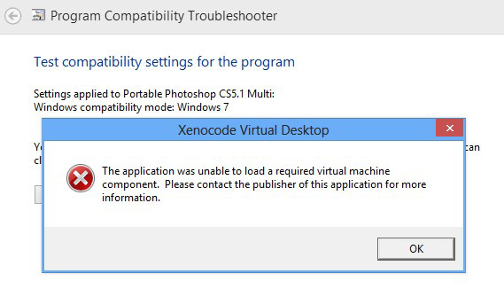 error adobe cs5 portable Masalah Adobe CS5 Portable di Windows 8