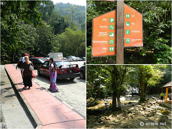 dah sampai air terjun lata kinjang