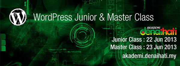akademi denaihati wordpress class