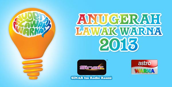 keputusan pemenang anugerah lawak warna 2013