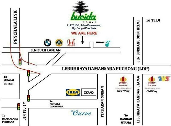 peta lokasi bucida court peta lokasi bucida court damansara