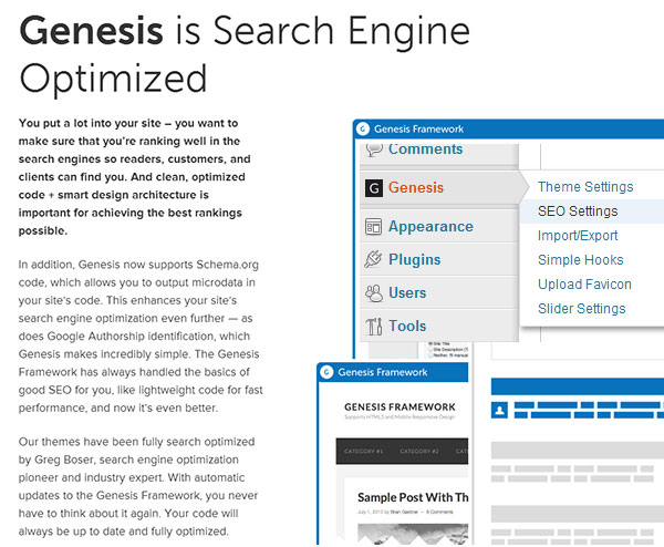 Genesis Framework SEO setting