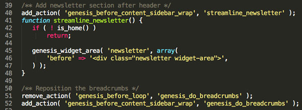 genesis php code Genesis Framework PHP code