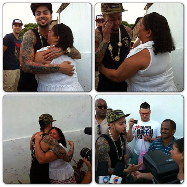 David Correy berjumpa ibu kandungnya David Correy berjumpa ibu kandungnya