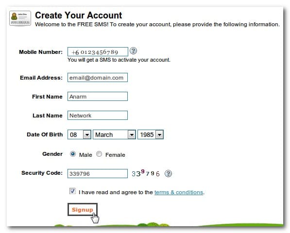 create mostsms create-mostsms