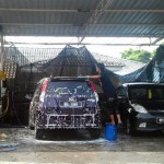 Cuci kereta Perodua Alza