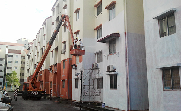 cat semula bangunan lama