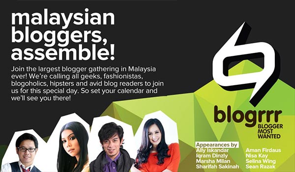 blogrrr malaysia largest blogger gathering Perhimpunan Terbesar Blogger Malaysia - #blogrrr : Blogger Most Wanted