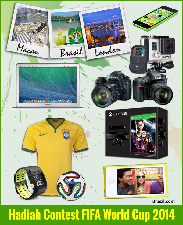Hadiah contest FIFA 2014 anjuran Brazil.com Hadiah contest FIFA 2014 anjuran Brazil.com