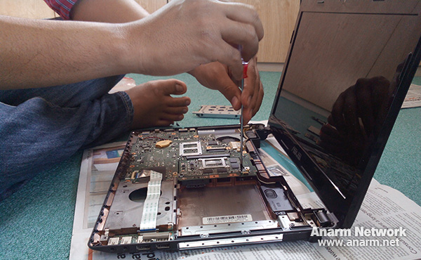 servis dan cuci kipas laptop