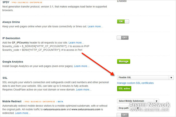 Aktifkan Flexible SSL di CloudFlare Aktifkan Flexible SSL di CloudFlare