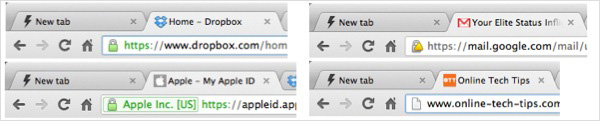 Contoh penggunaan HTTPS di laman web Contoh penggunaan HTTPS di laman web