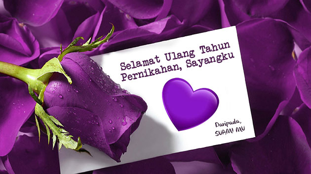 ulang tahun pernikahan 4 tahun