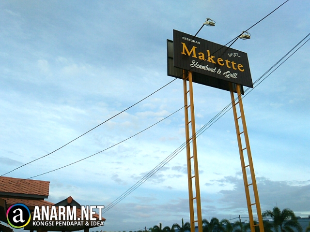 Signboard Makette Steamboat & Grill