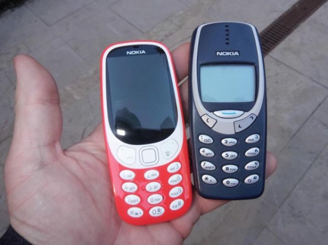 Nokia 3310 versi baharu dan versi lama