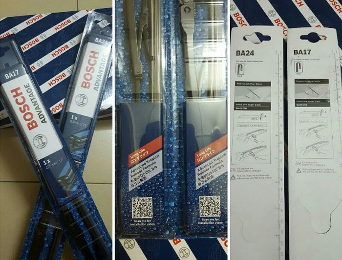 wiper bosch advantage perodua alza Wiper Bosch Advantage kereta Perodua Alza