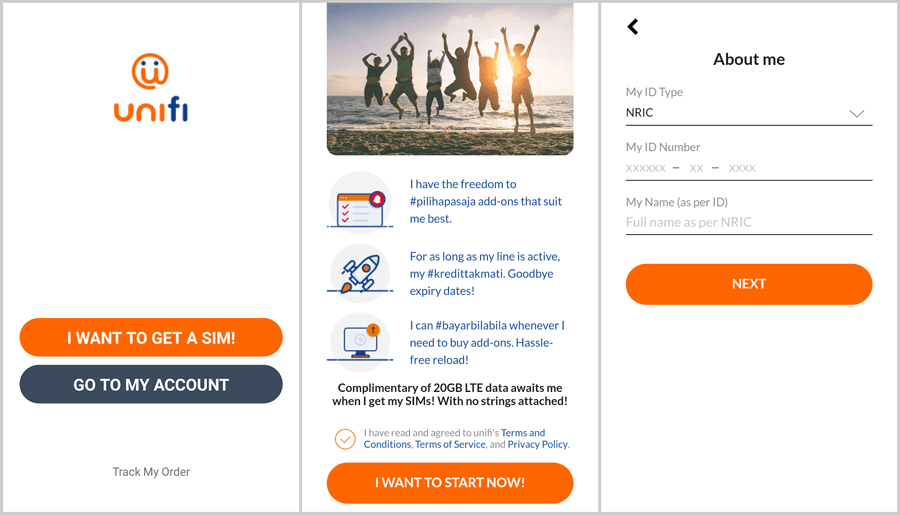 Aplikasi Mobile Unifi