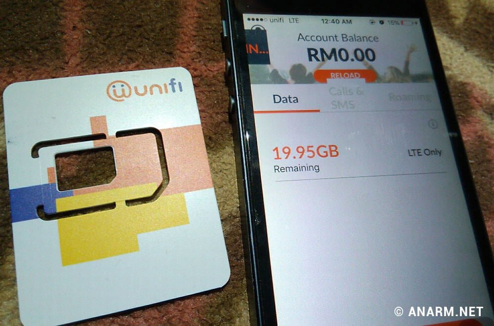 Unifi Mobile Data Percuma 20GB