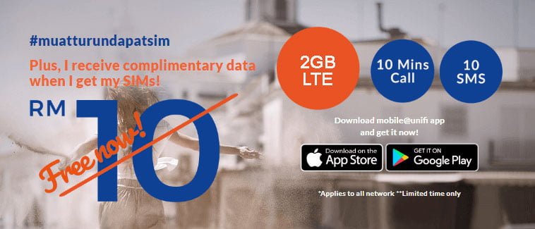 Simkad Unifi Mobile PERCUMA Data 2GB