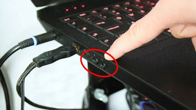 Audio Jack Port Laptop