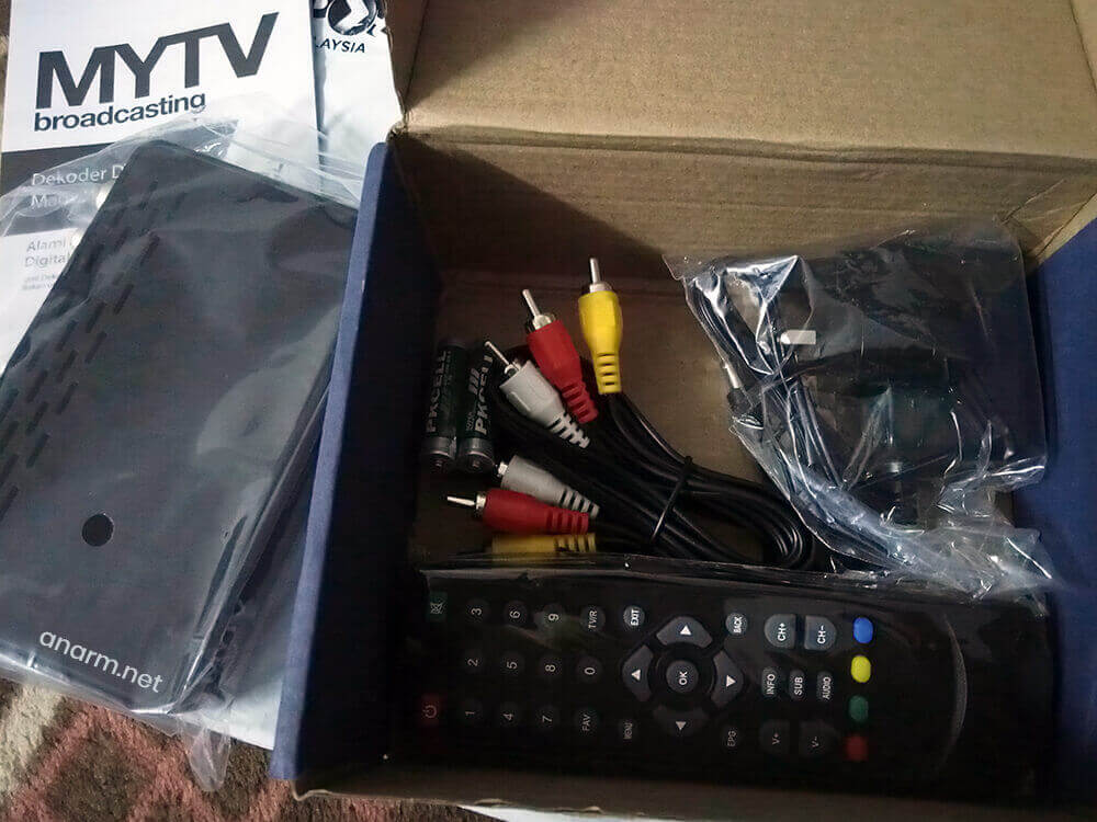 Set dekoder MYTV unboxing Set dekoder MYTV unboxing
