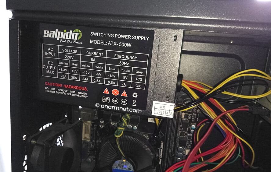 Salpido Power Supply ATX-500W