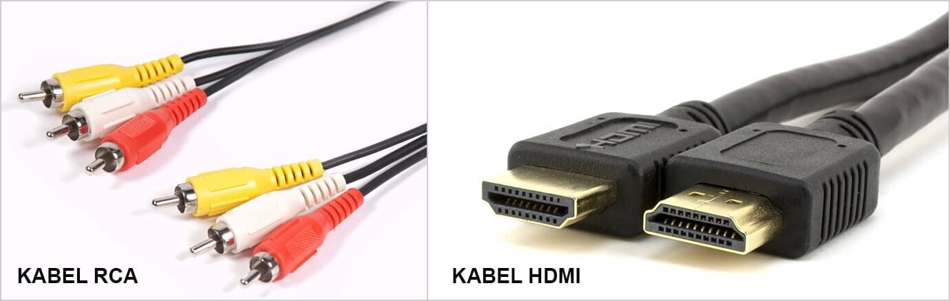 Kabel RCA dan HDMI
