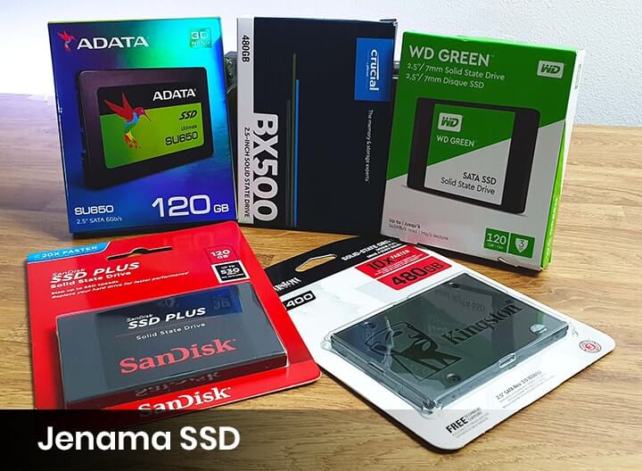 Jenama SSD terkenal