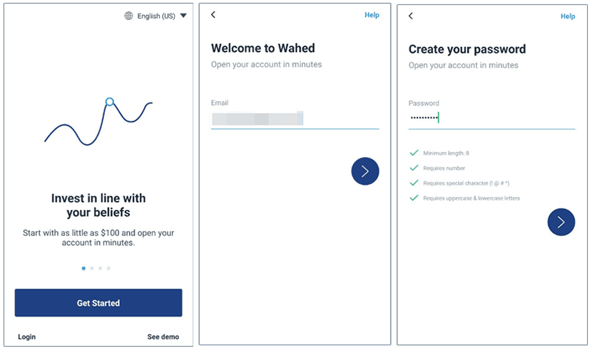 Daftar akaun Wahed Invest Daftar akaun Wahed Invest