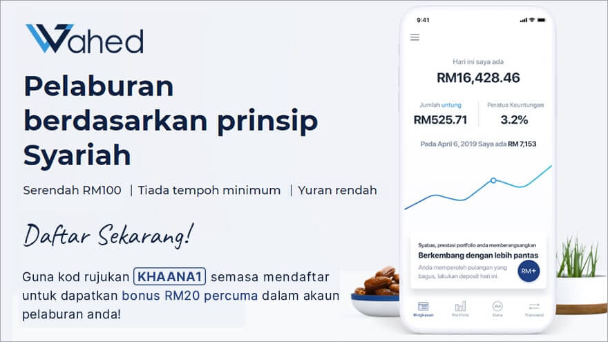 Wahed Invest platform pelaburan digital patuh syariah Wahed Invest platform pelaburan digital patuh syariah
