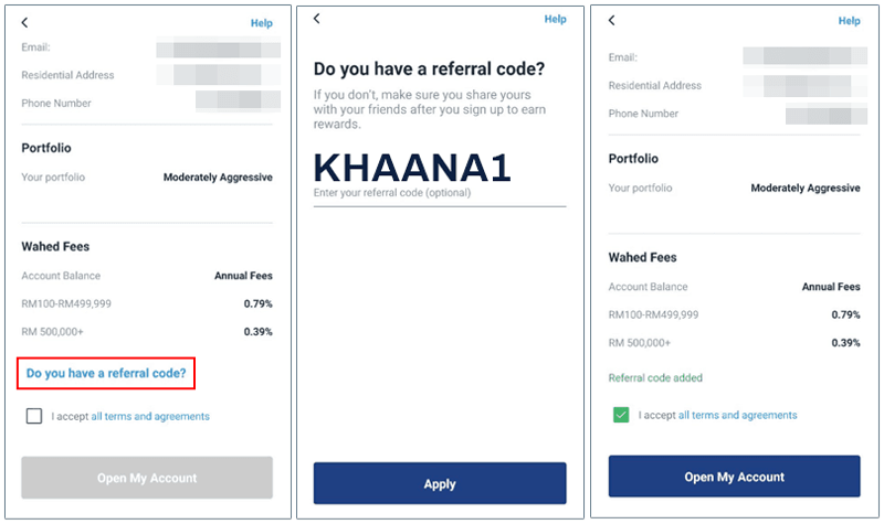 Wahed Invest referral code KHAANA1 Wahed Invest referral code KHAANA1