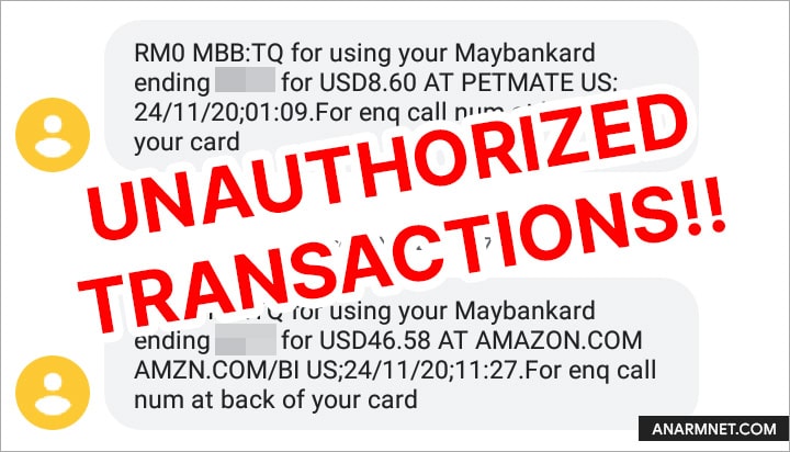 maybank unauthorized transaction debit card Maybank unauthorized transaction debit card