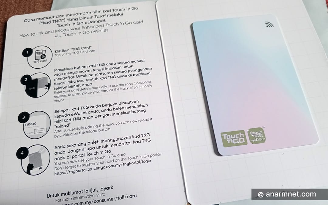 Kad Enhanced Touch n Go NFC