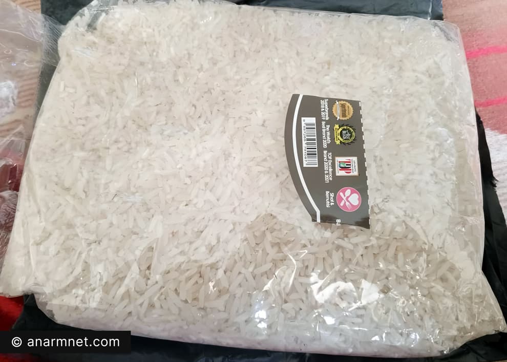 Beras percuma daripada Lazland Lazada