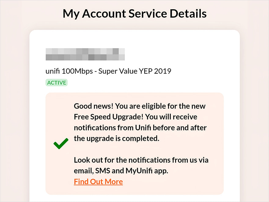 Kelayakan speed upgrade Unifi Kelayakan speed upgrade Unifi